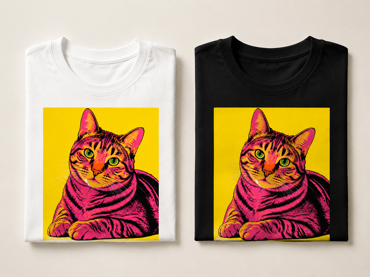 Icône — T-shirt Pop Art personnalisé