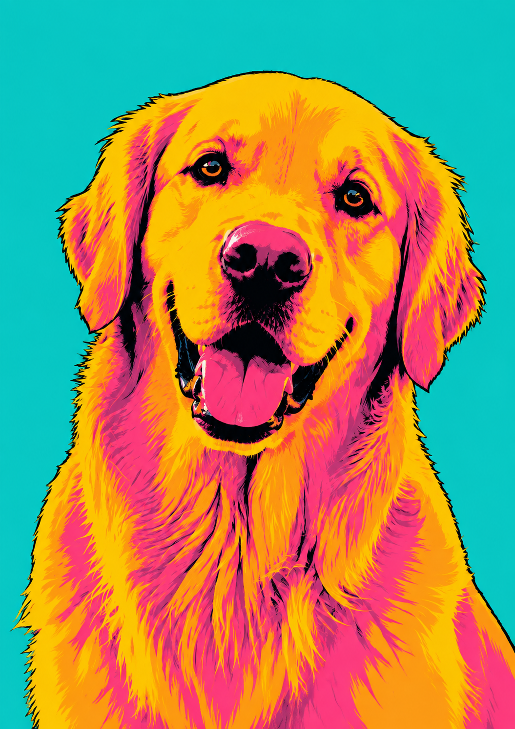 Icône — T-shirt Pop Art personnalisé