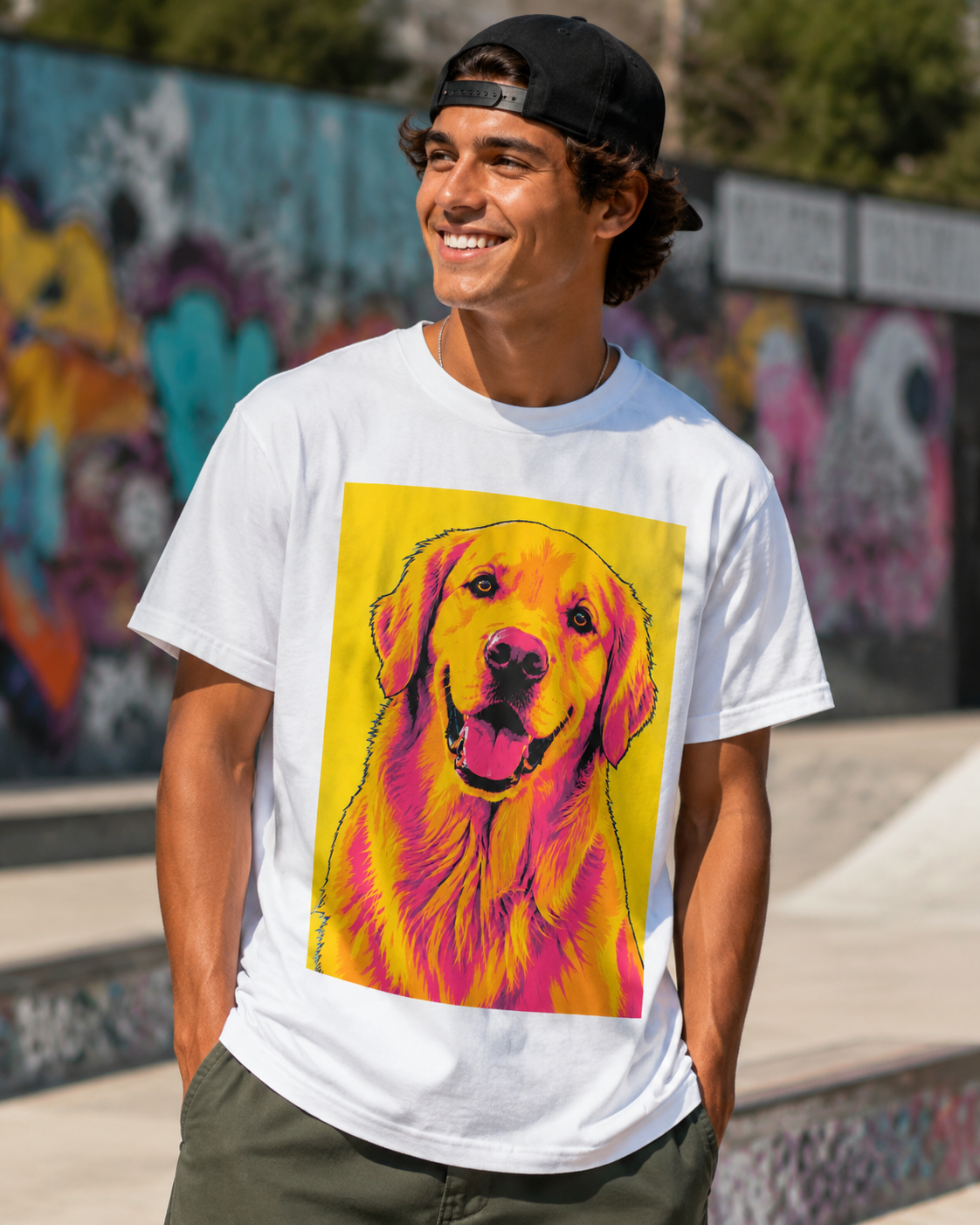 Icône — T-shirt Pop Art personnalisé
